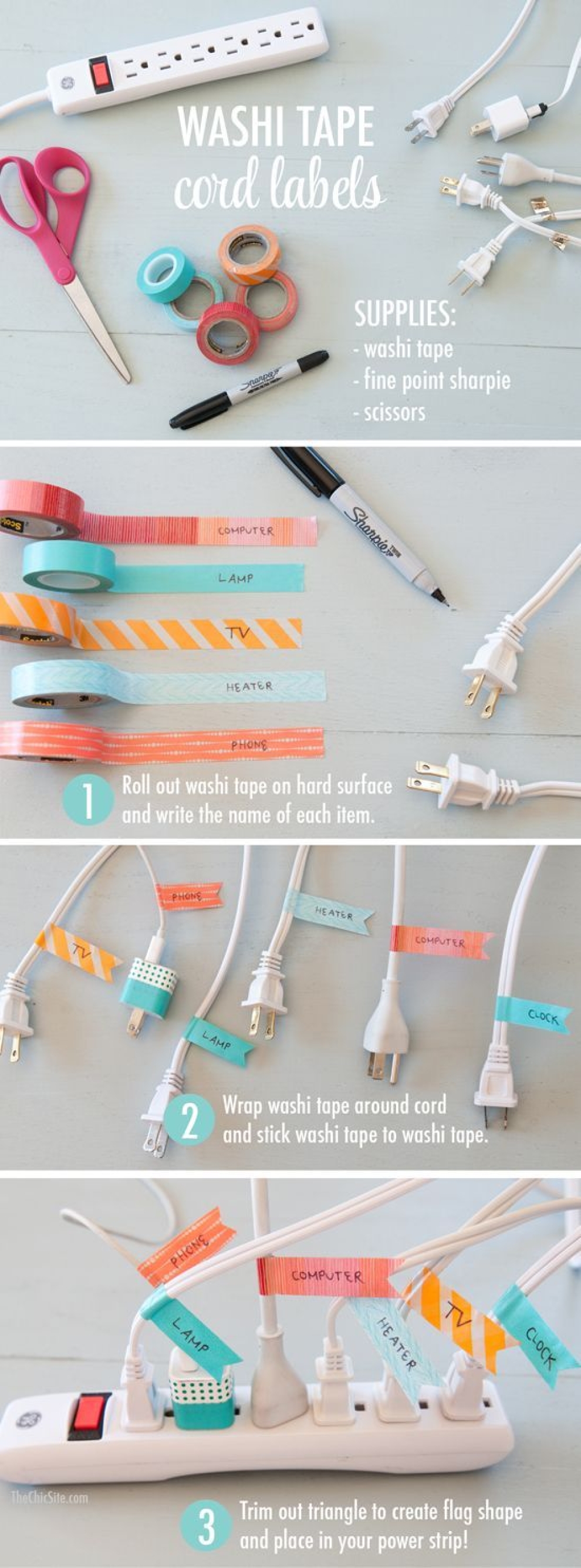 Washi tape idėjos