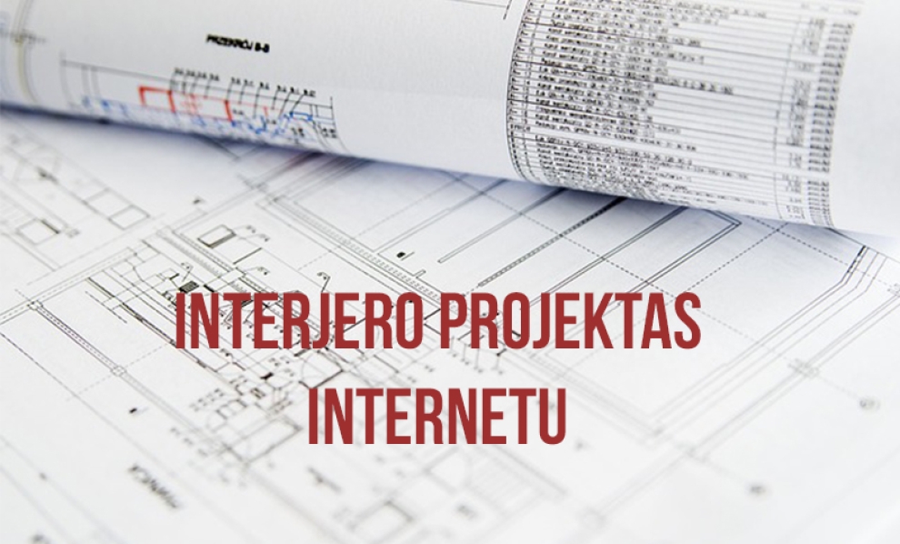 Interjero projektas internetu