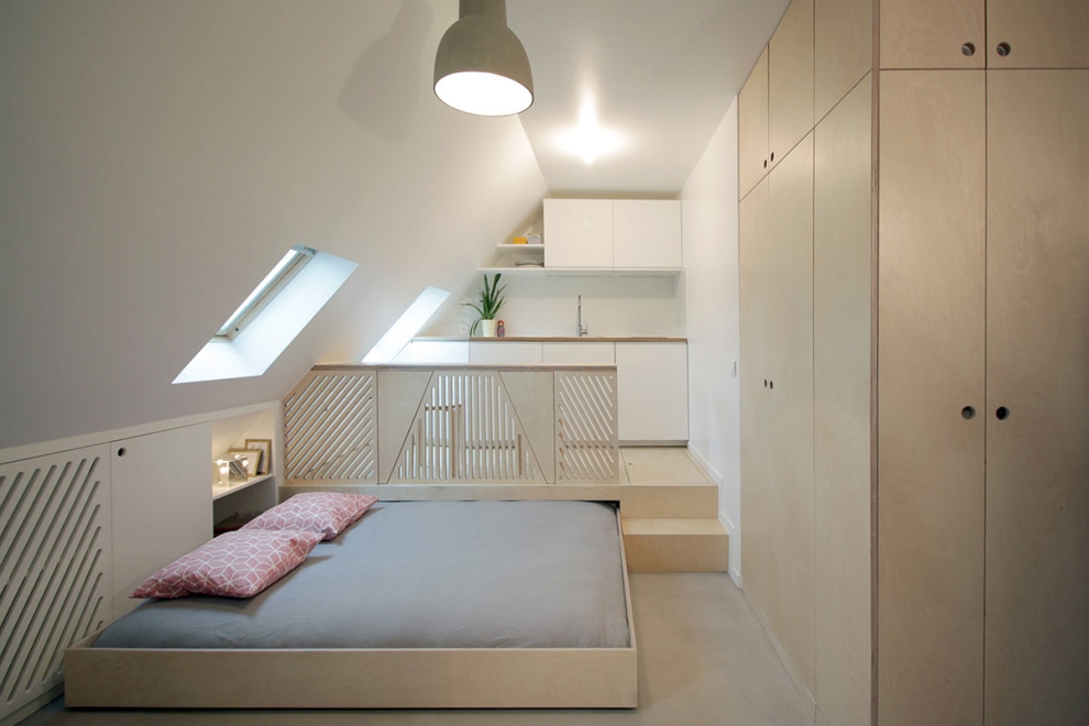 Space saving interjeras
