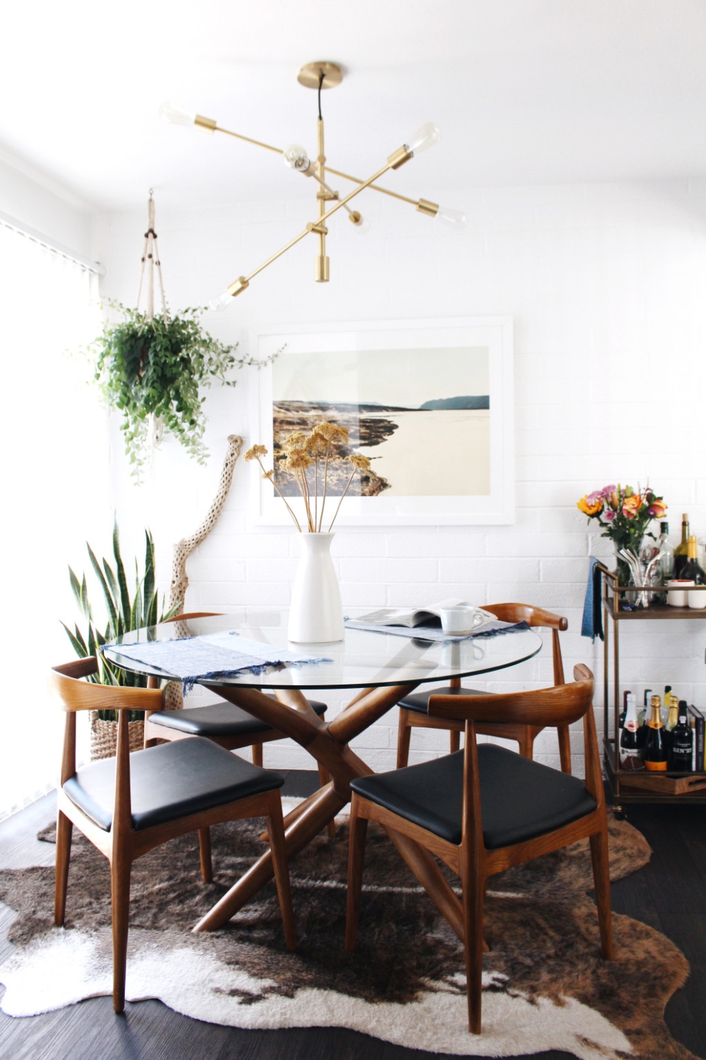 mid century modern interior
