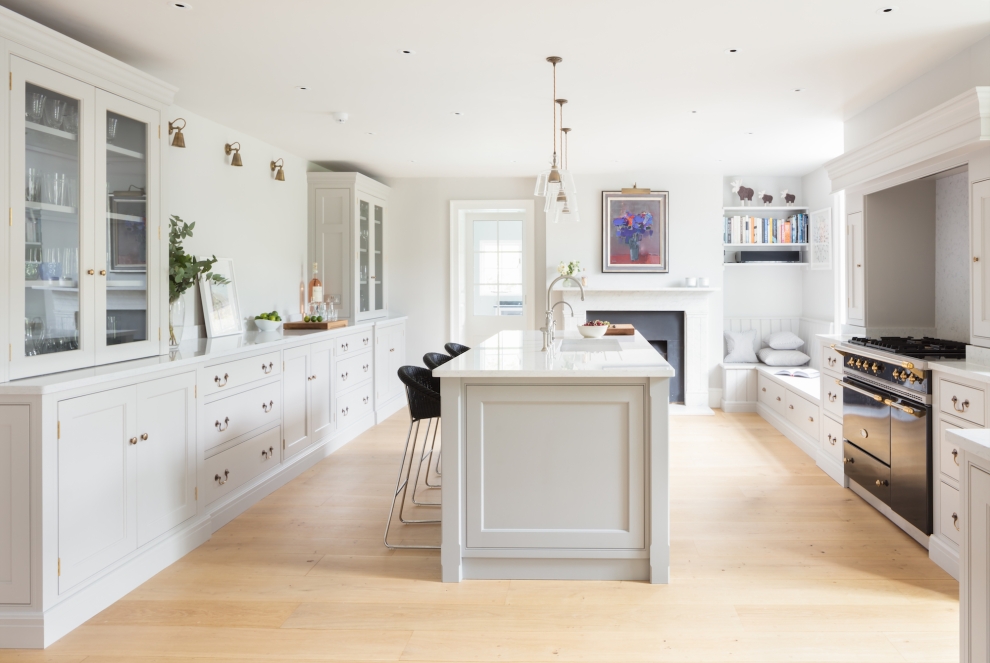 kitchen with island