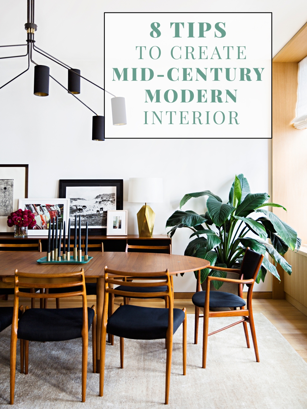 8 tips to create mid-century modern interior