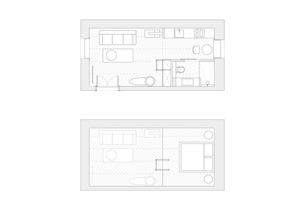 30 sq.m apartment plan