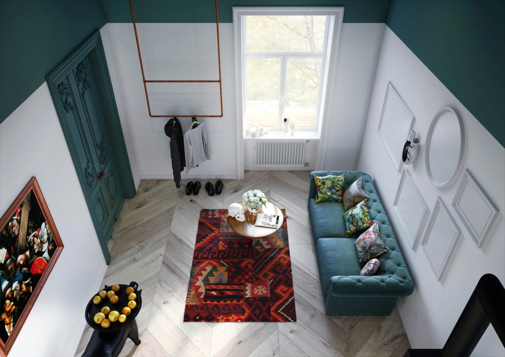 eclectic apartment