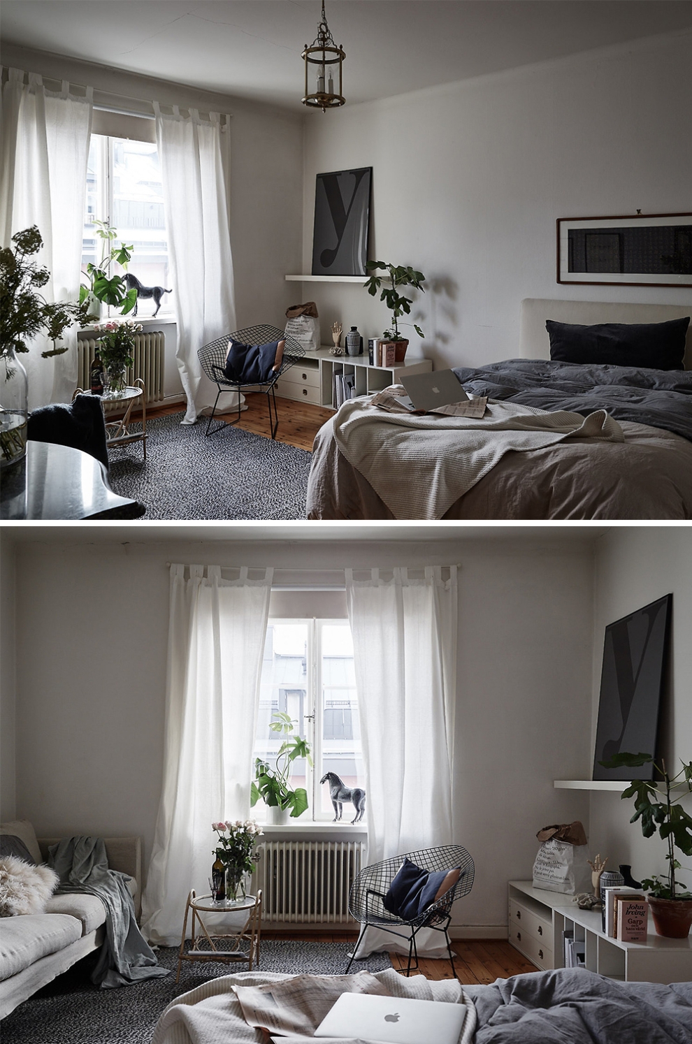 scandinavian style living room