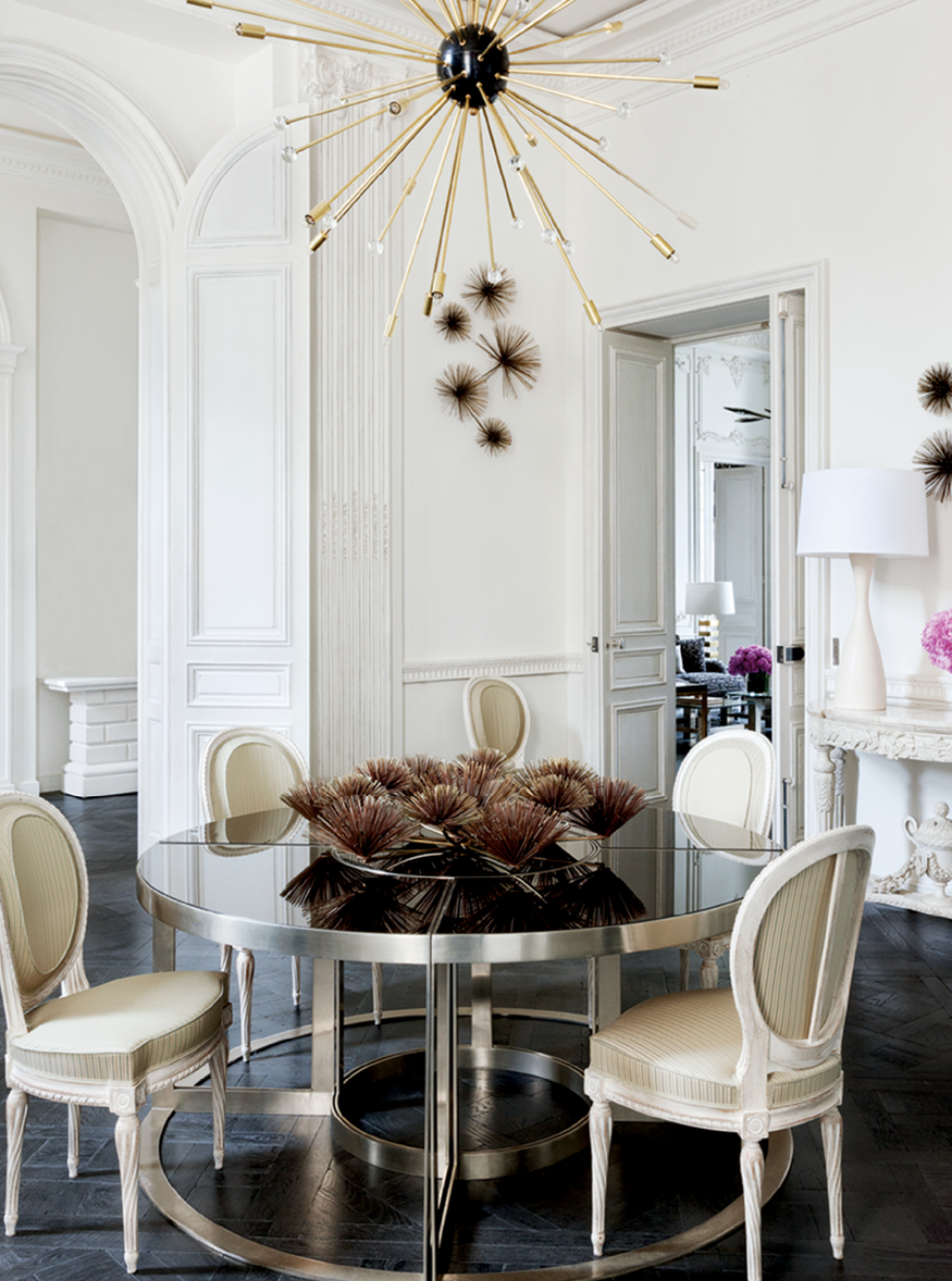 glamorous living room