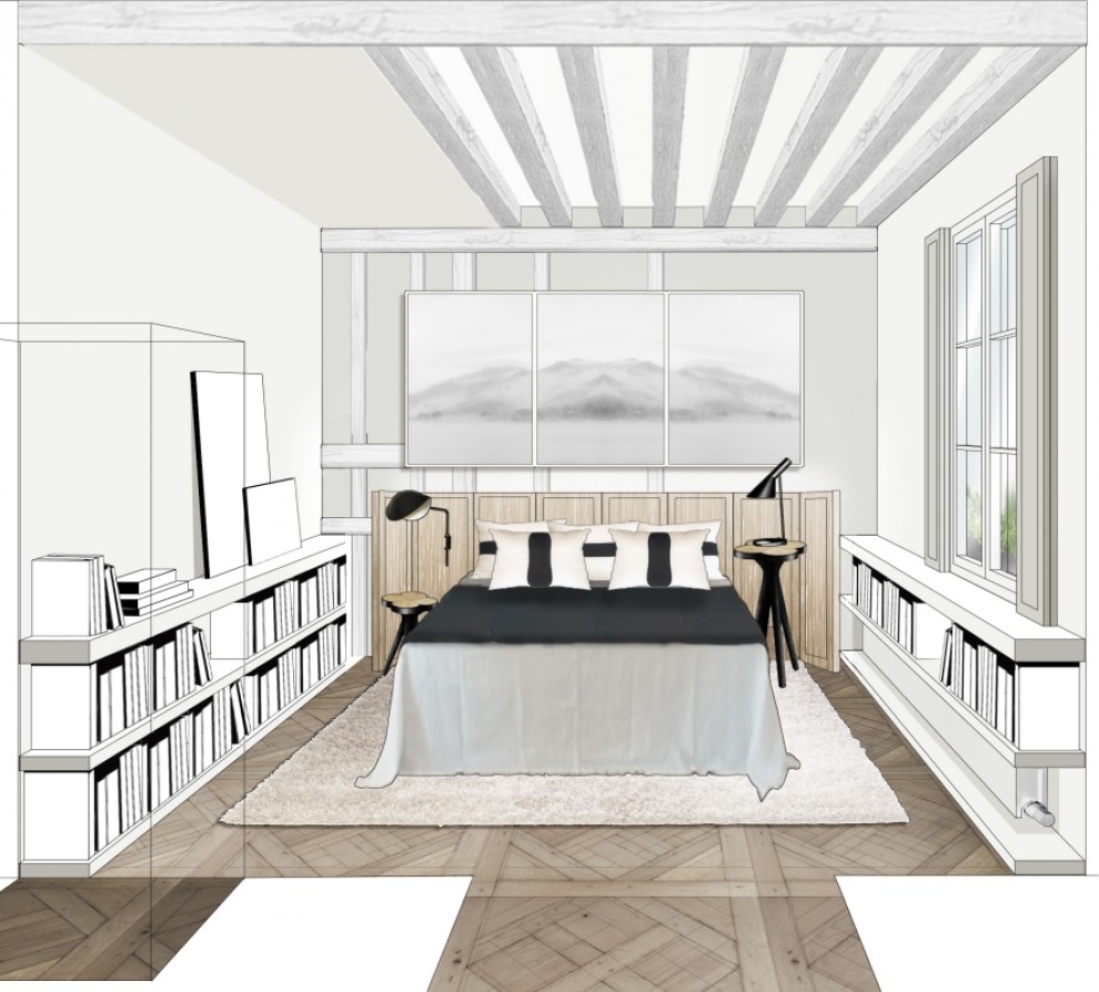 bedroom collage