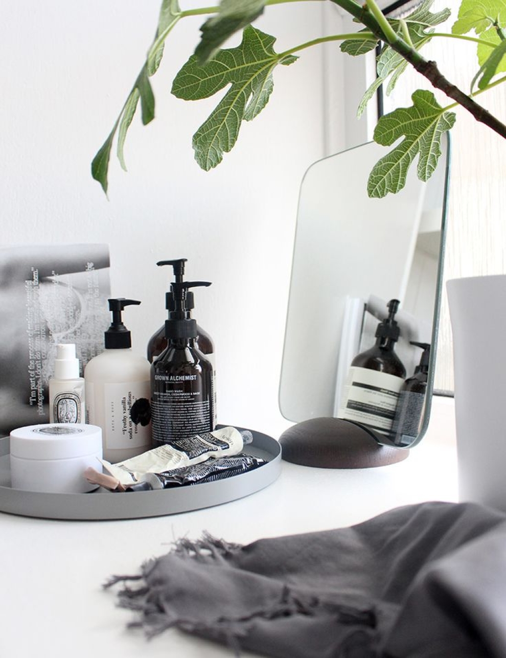 tray bathroom