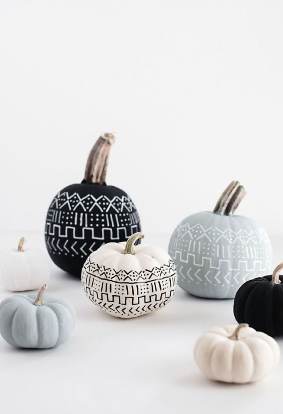 decorated pumpkins