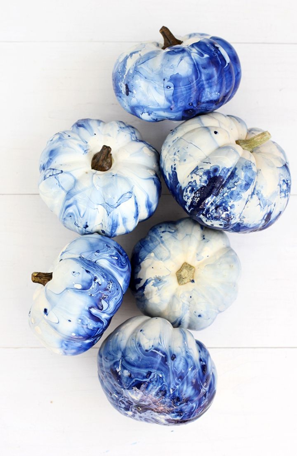 blue pumpkins