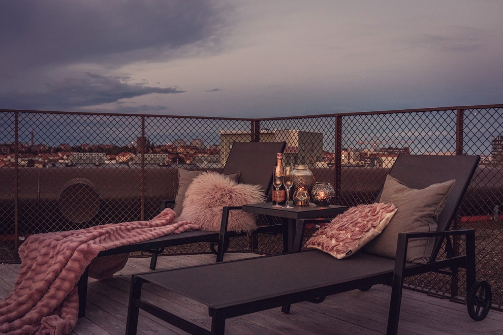 terrace on the floor ideas