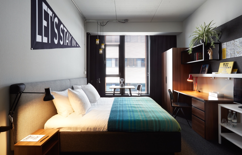 a hotel room