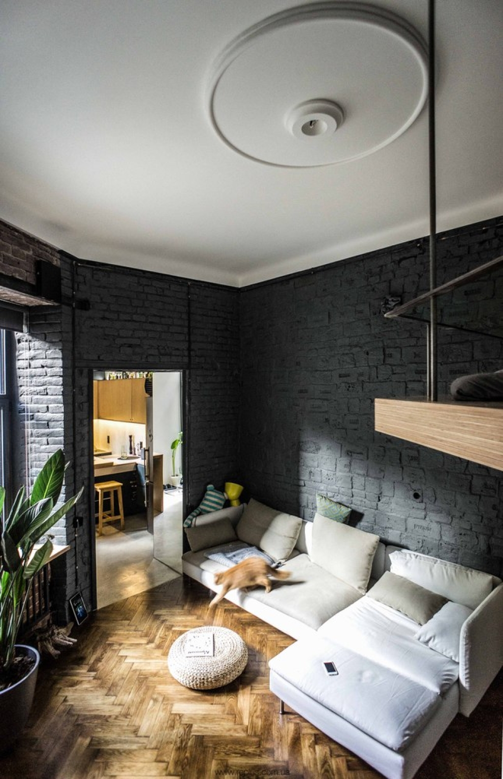old-new apartment interior
