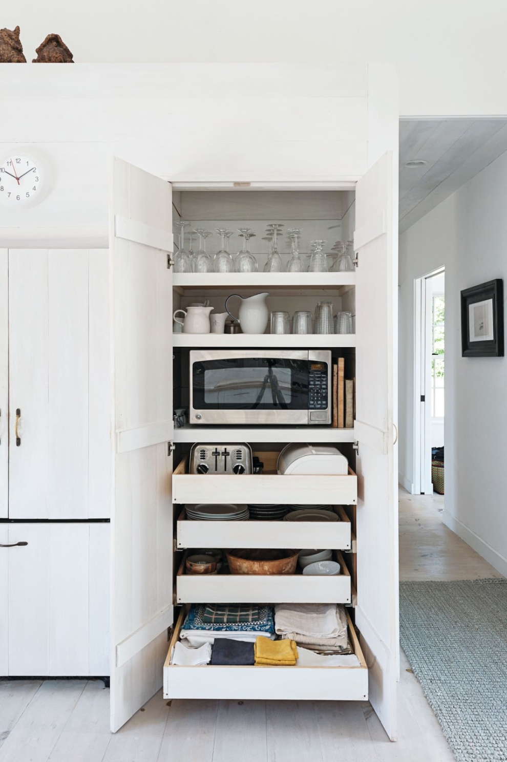 microwave place in the kitchen