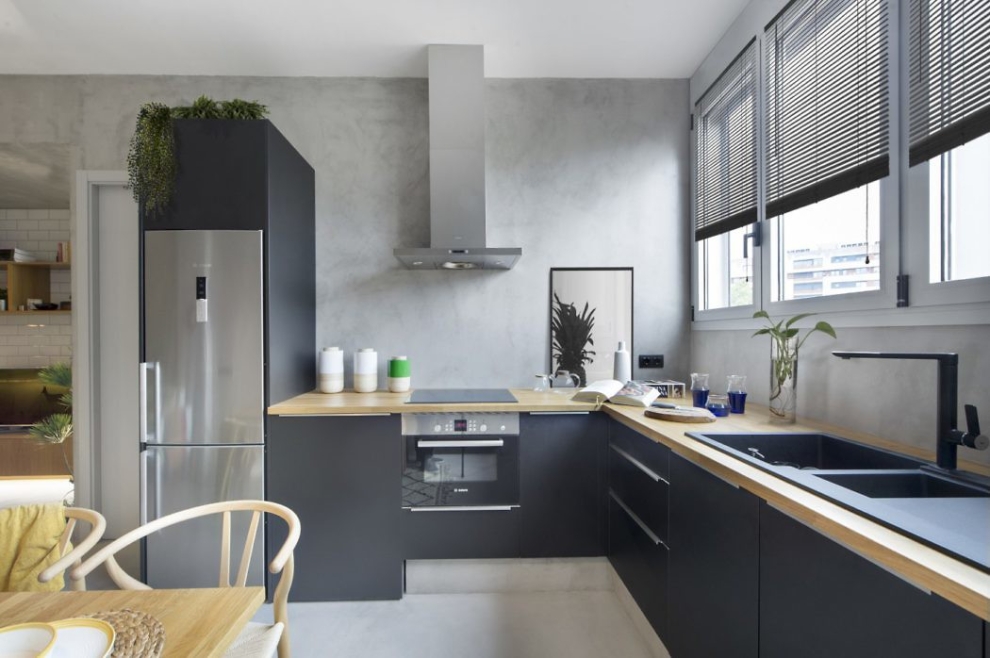 grey kitchen furniture