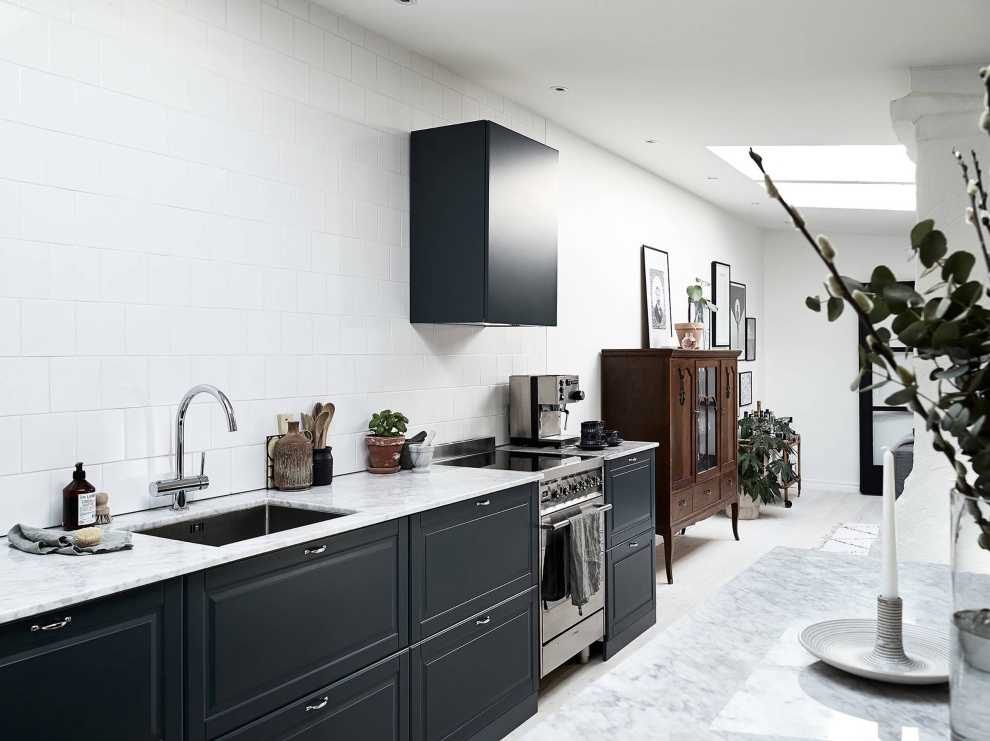kitchen ideas without upper cabinets