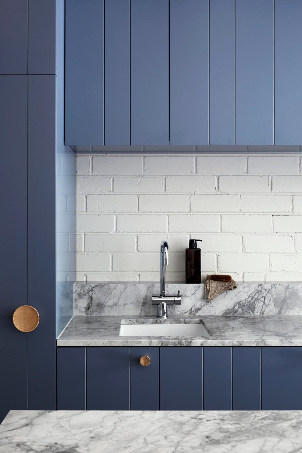 blue kitchen furniture