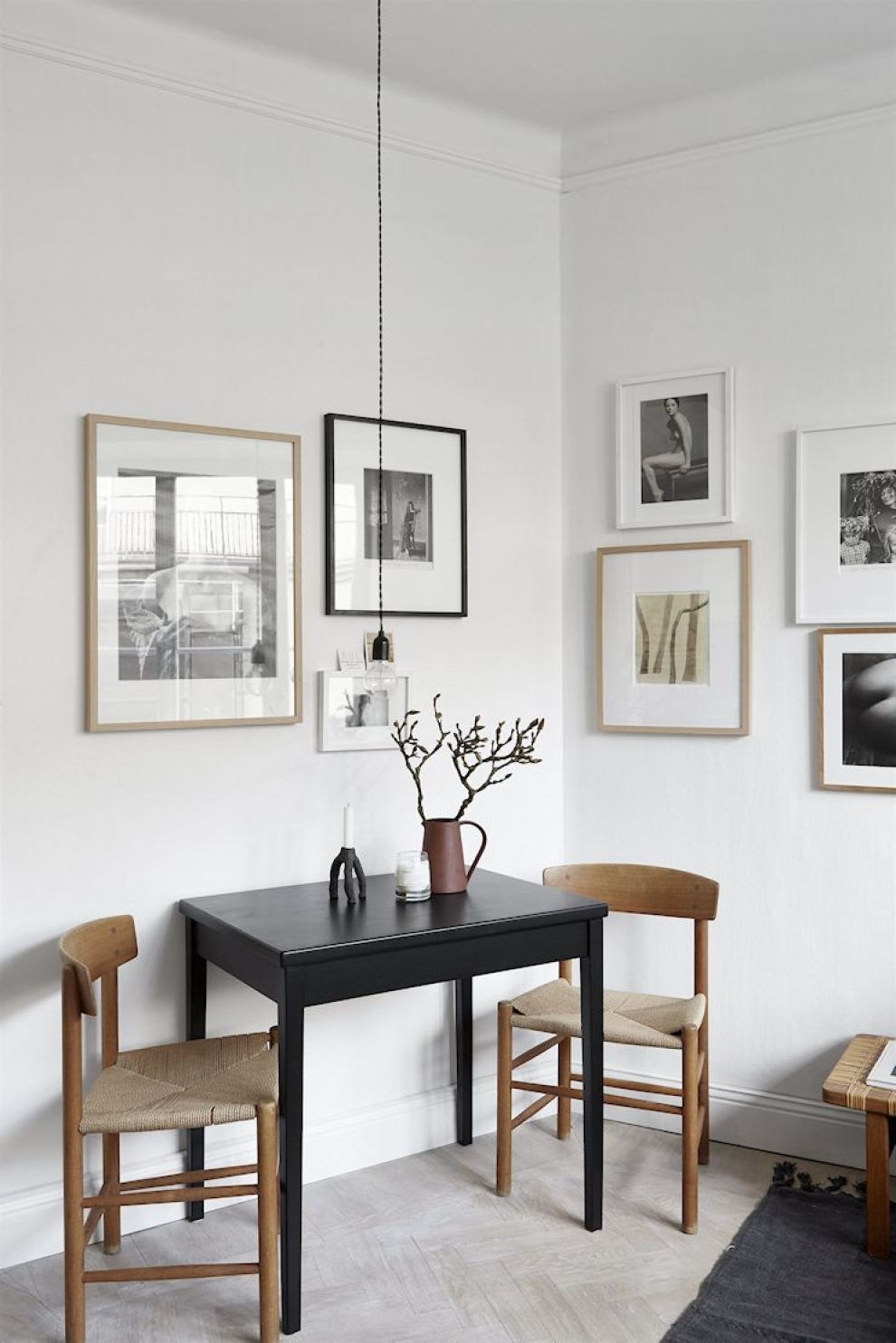 two-seat dining table