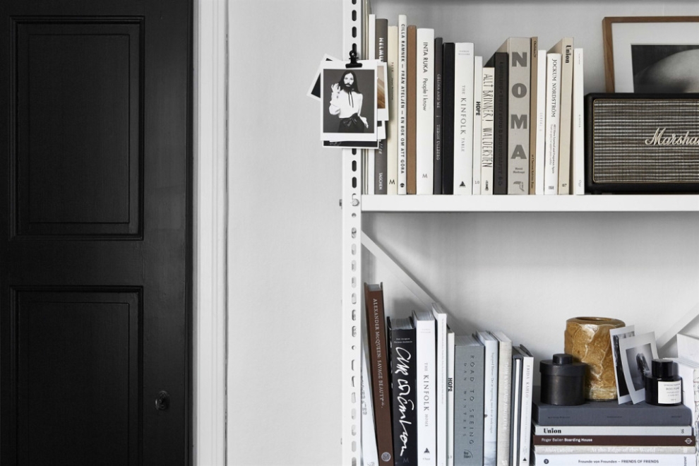 magazines in open shelves