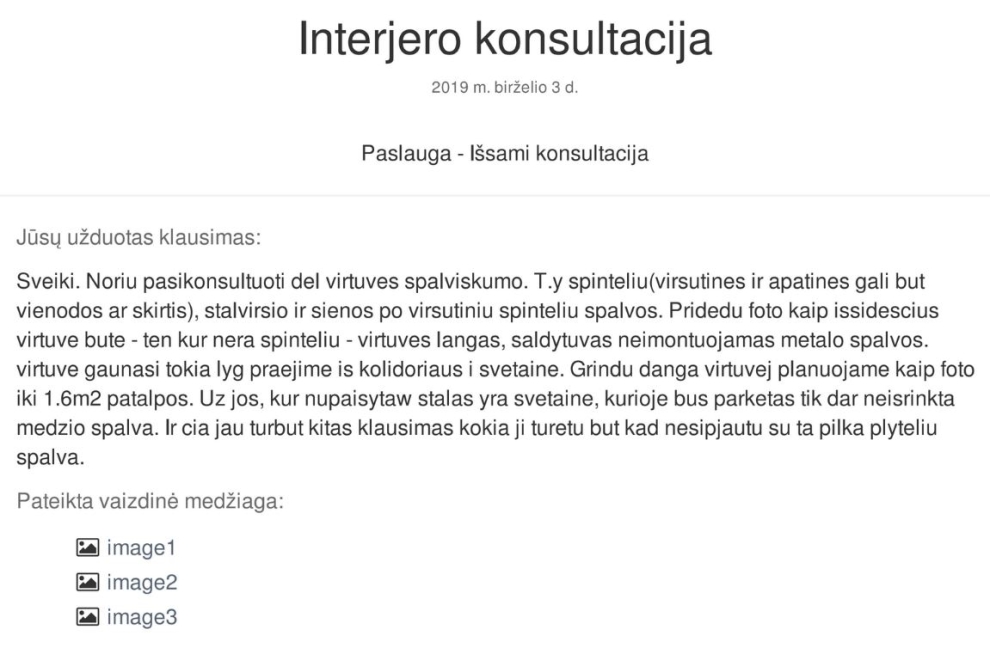 issam interjero konsultacija internetu