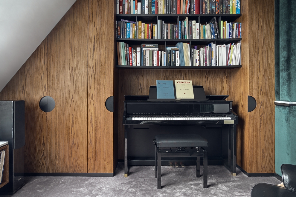 pianinas interjere