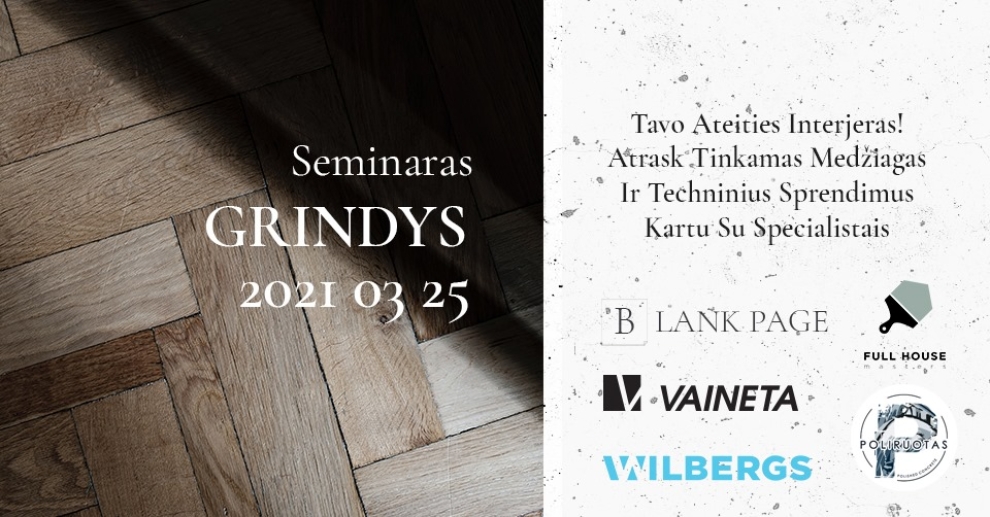 grindu seminaras blank page