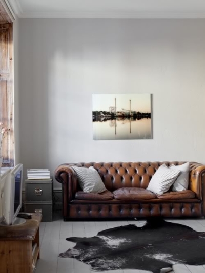 Leather sofa