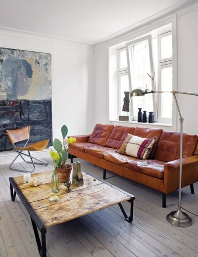 Leather furniture