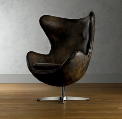 Egg chair leather
