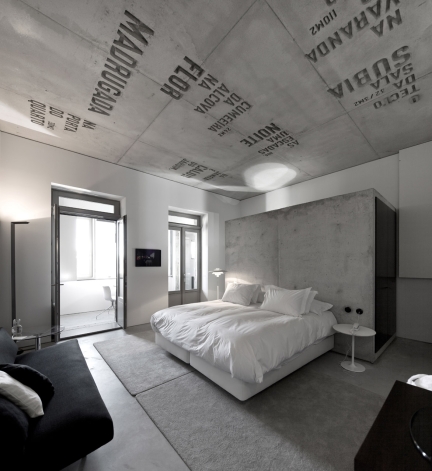 concrete ceiling