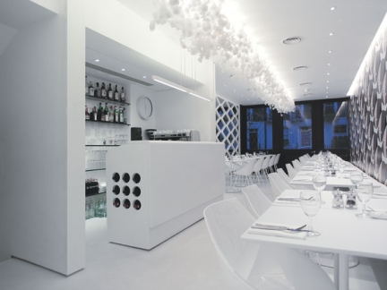 pure white interior