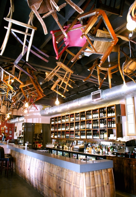 hanging chairs from ceiling