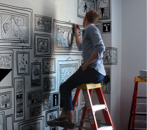 drawn wall