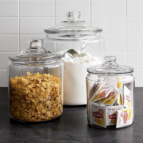 stiklainiai produktams