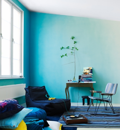 blue interior blue interior