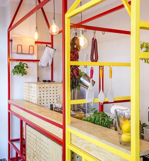 yellow and red