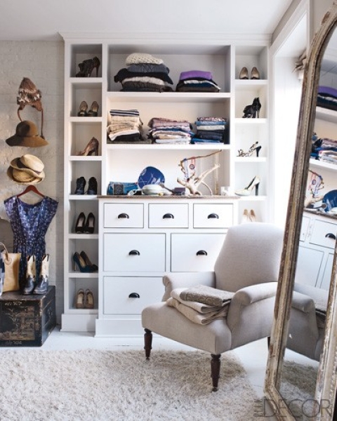 elegant dressing room