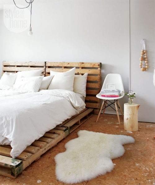 euro pallets bed