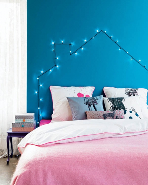 blue in bedroom