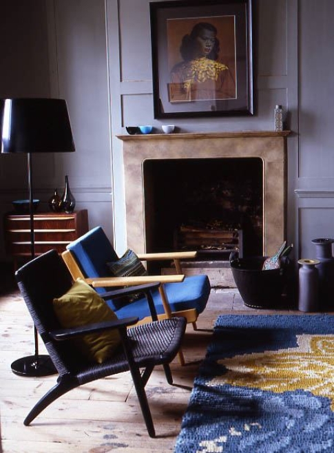 dark blue interior dark blue interior