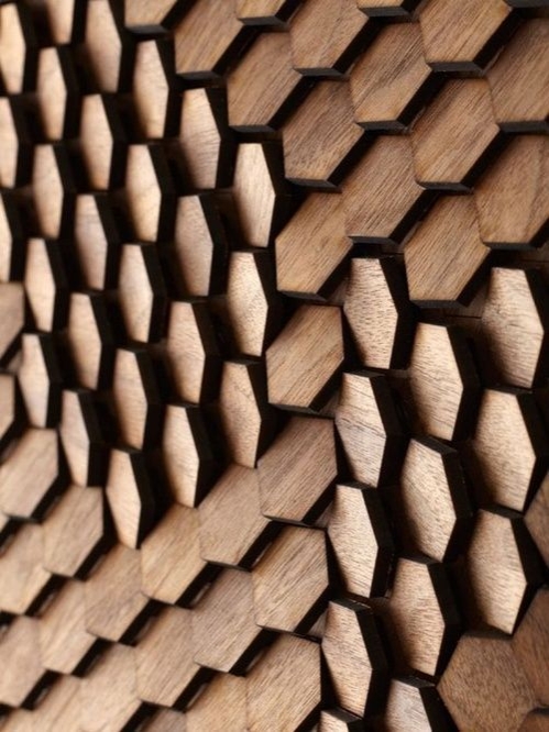 wall pattern hexagon