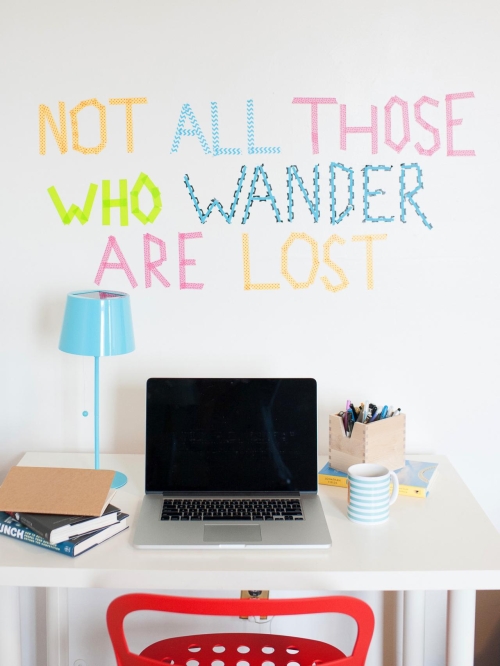 words on the wall