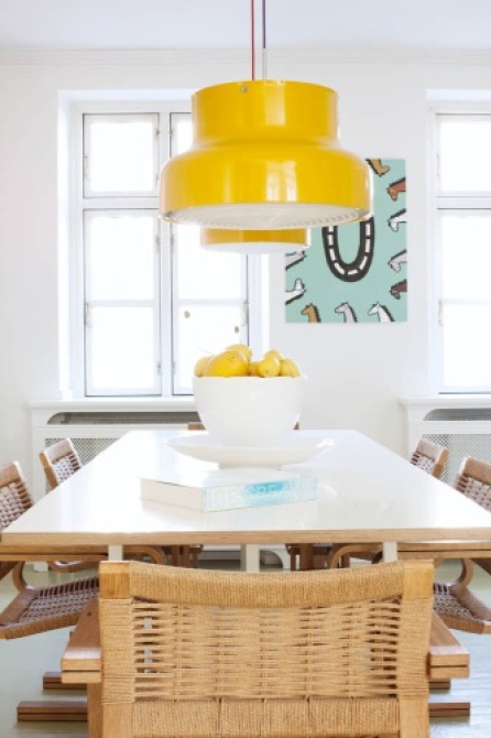 yellow lamp shades