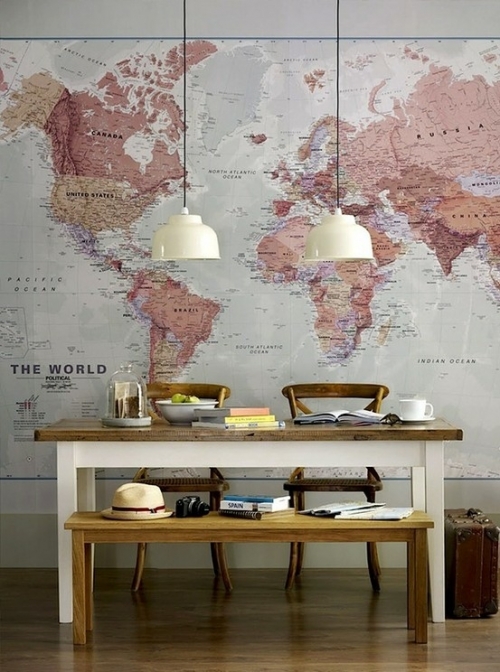 map wall