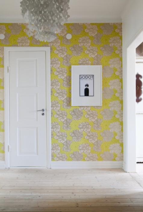 Yellow in interior