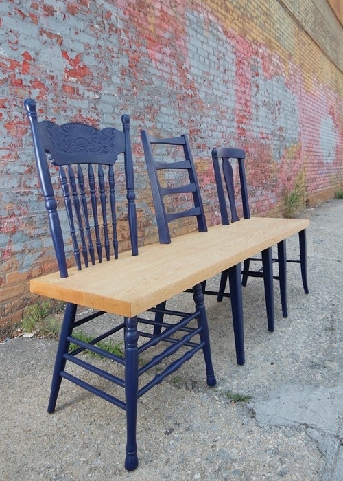 DIY chair-bench