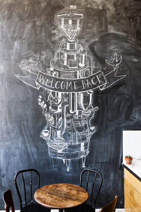 blackboard caffee