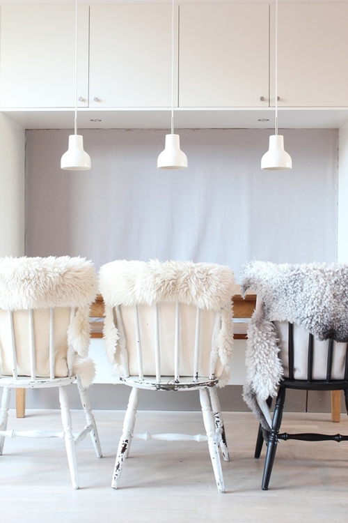 white soft interior