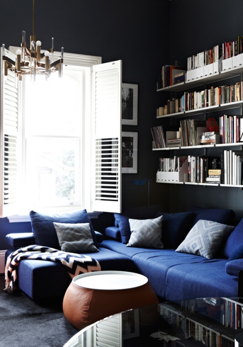 dark blue interior dark blue interior