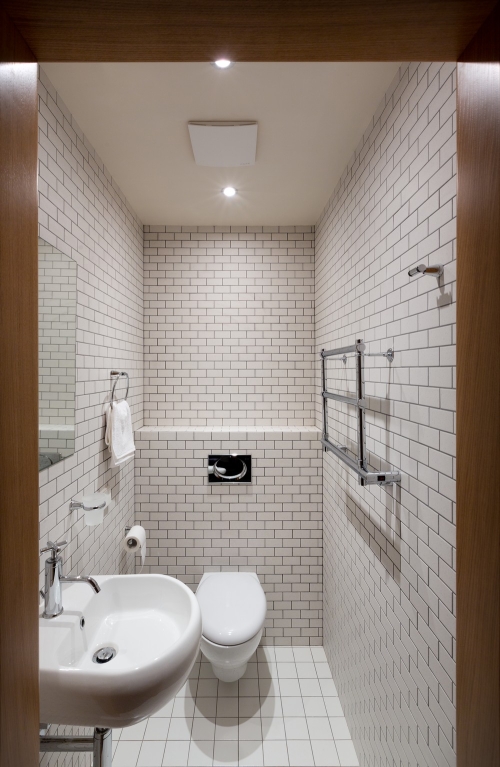 white bathroom